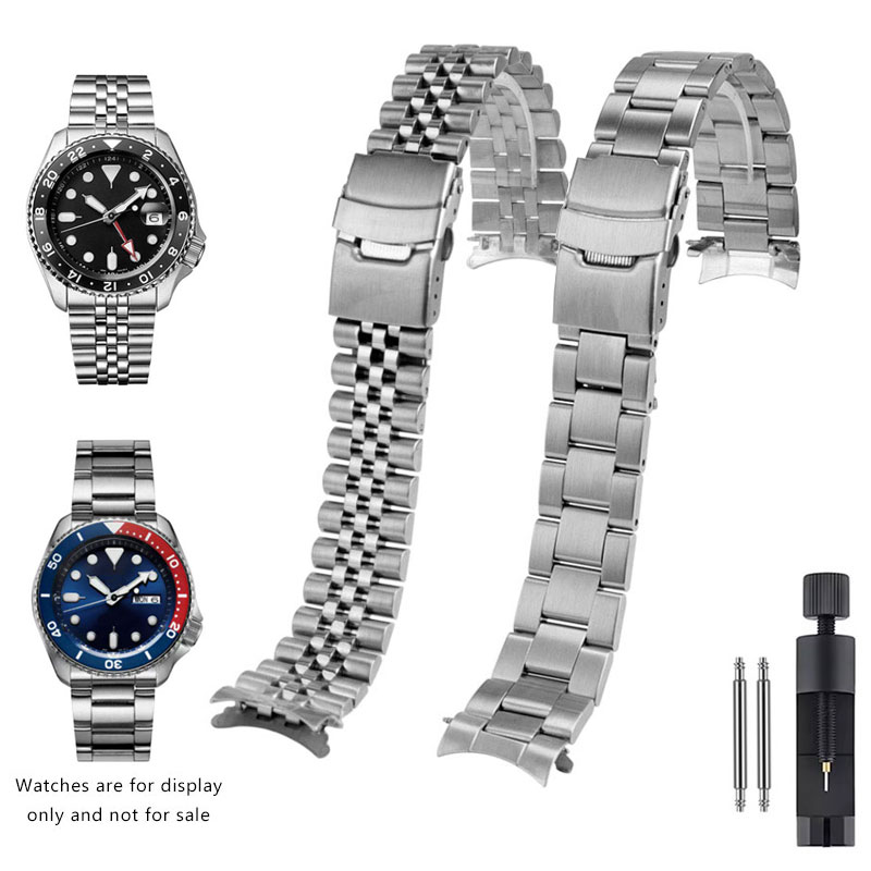 Solid Stainless Steel Watch Bracelet Jubilee - 316L สายสแตนเลสสําหรับ Seiko SKX007/009 นาฬิกา 20