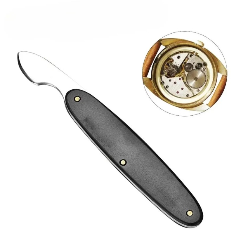 Watchmaker Repair Tool Kit Case Opener - เครื่องมือเปิดฝาหลังนาฬิกาแบบมืออาชีพ มีดงัดเปลี่ยนแบตเตอรี่นาฬิกา ทำจากเหล็กความเร็วสูง สำหรับช่างซ่อมนาฬิกา