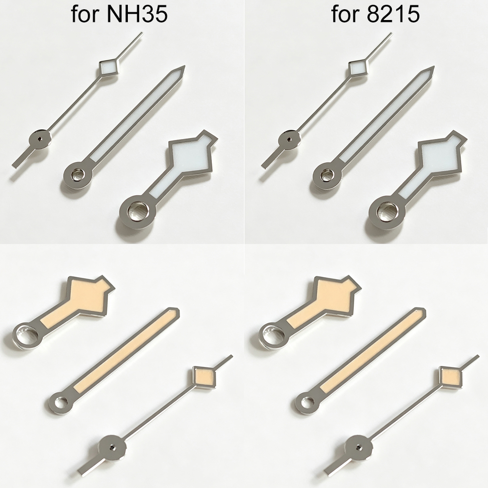 Watch Hands Set Luminous Replacement Nh35 - เข็มนาฬิกาเรืองแสงสีเขียวสำหรับ 8215 8200 2813 ชุดเปลี่ยนเข็มนาฬิกาสำหรับ NH35