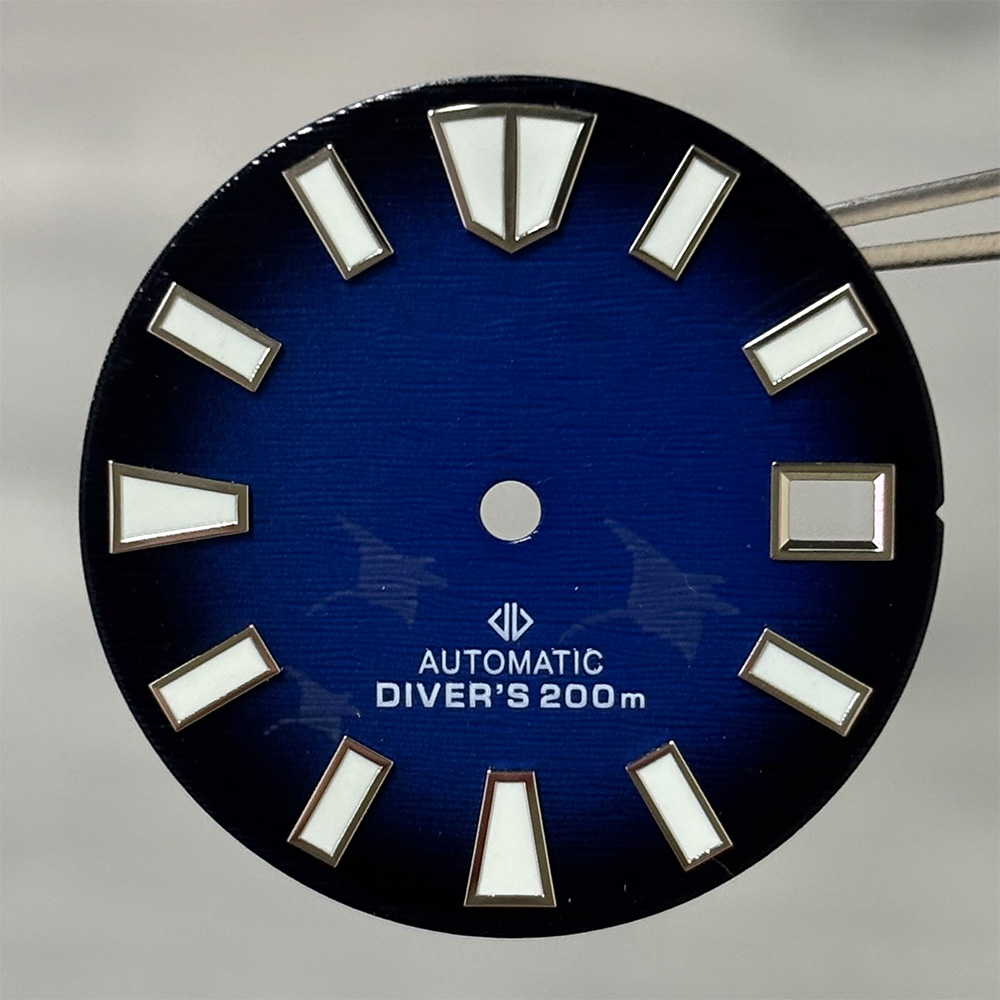 Automatic Dive Watch 200M Nh35 Movement - หน้าปัดนาฬิกา Ocean Wave Manta Ray ขนาด