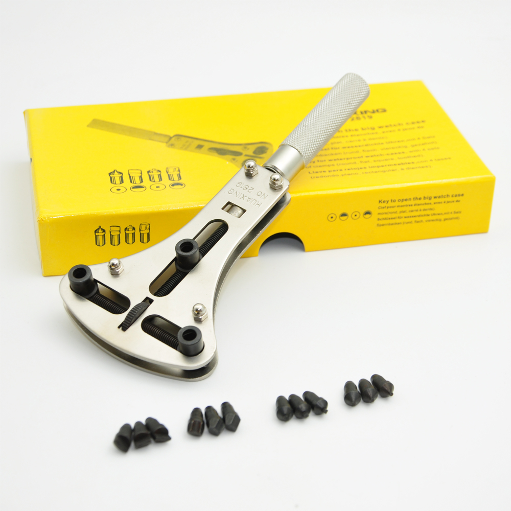 Watchmaker Repair Tool Kit Case Opener - ใหม่เอี่ยมนาฬิกาช่วงกว้าง2819 56มม. อุปกรณ์เปิดฝาฝาหลังตัวเรือนเหล็กคุณภาพสูงอุปกรณ์เปิดฝา S สำหรับช่างซ่อมนาฬิกา