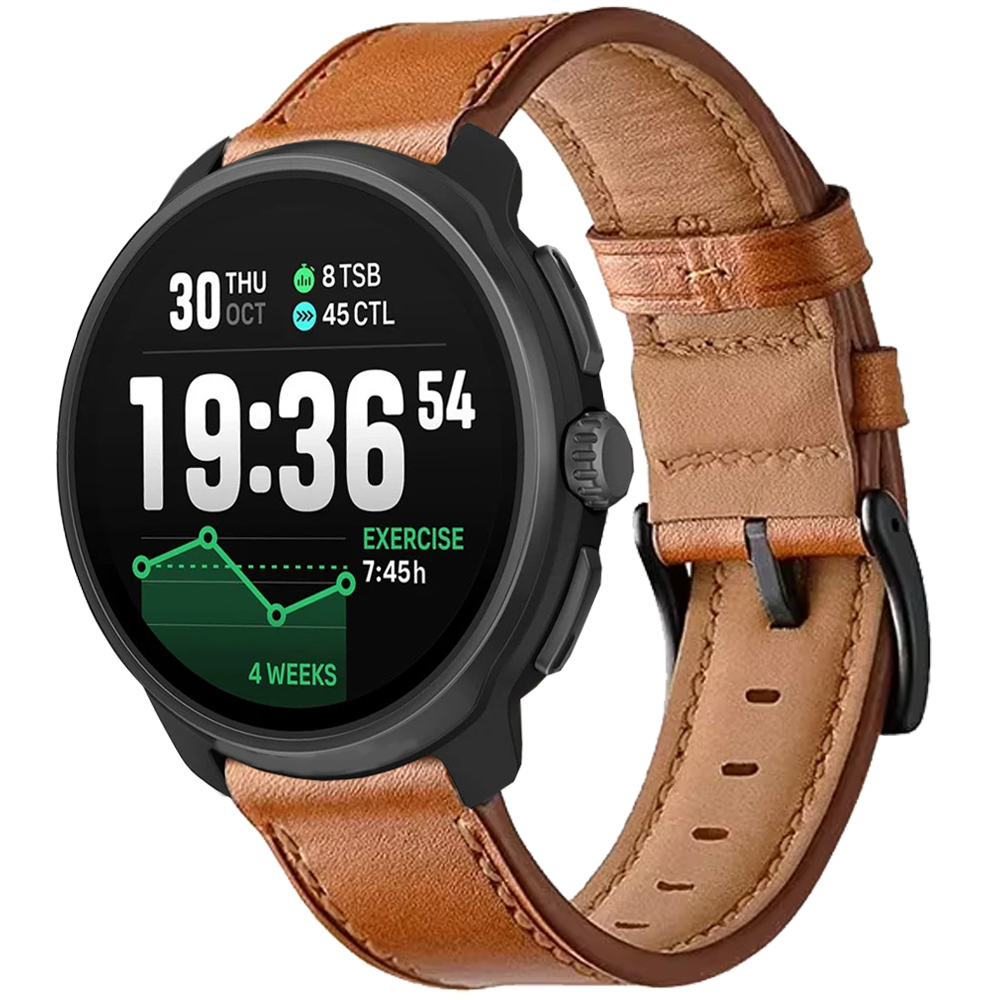 Leather Watch Strap Quick Release 20Mm 22Mm - 20 มม.22 มม.สายหนังสำหรับซูนโต เรซ 2/รัน/โอเชียน/เรซ เอส/แนวตั้งสร้อยข้อมือสำหรับซูนโต