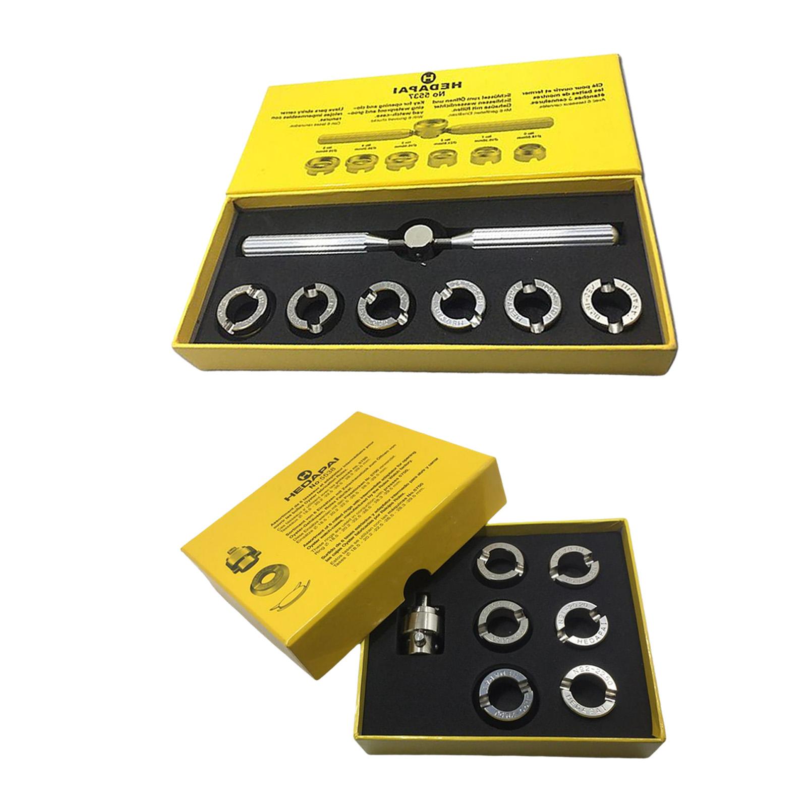 ชุดเครื่องมือเปิดฝาหลังนาฬิกาค - Watchmaker Repair Tool Kit Case Opener บทวิจารณ์และราคา