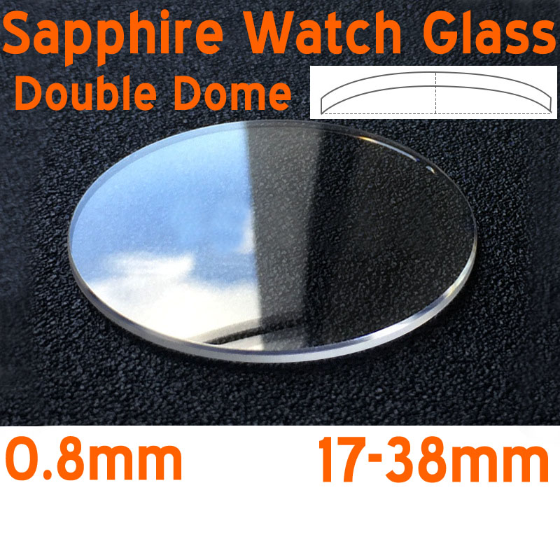 อะไหล่เปลี่ยนกระจกนาฬิกาแซฟไฟร - Sapphire Watch Crystal Double Domed บทวิจารณ์และราคา