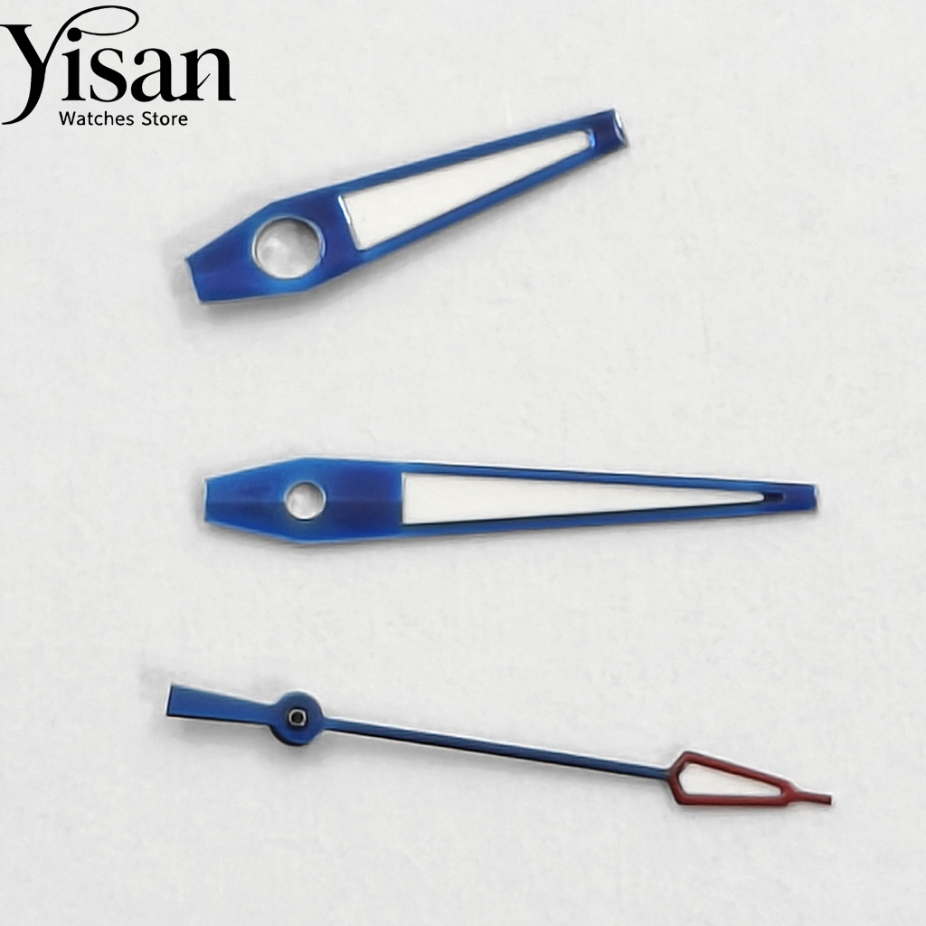 ชุดเข็มนาฬิกาสีน้ำเงินใหม่ Yis - Watch Hands Set Luminous Replacement Nh35 บทวิจารณ์และราคา