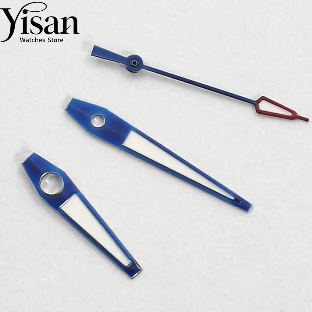 ชุดเข็มนาฬิกาสีน้ำเงินใหม่ Yis - Watch Hands Set Luminous Replacement Nh35 บทวิจารณ์และราคา