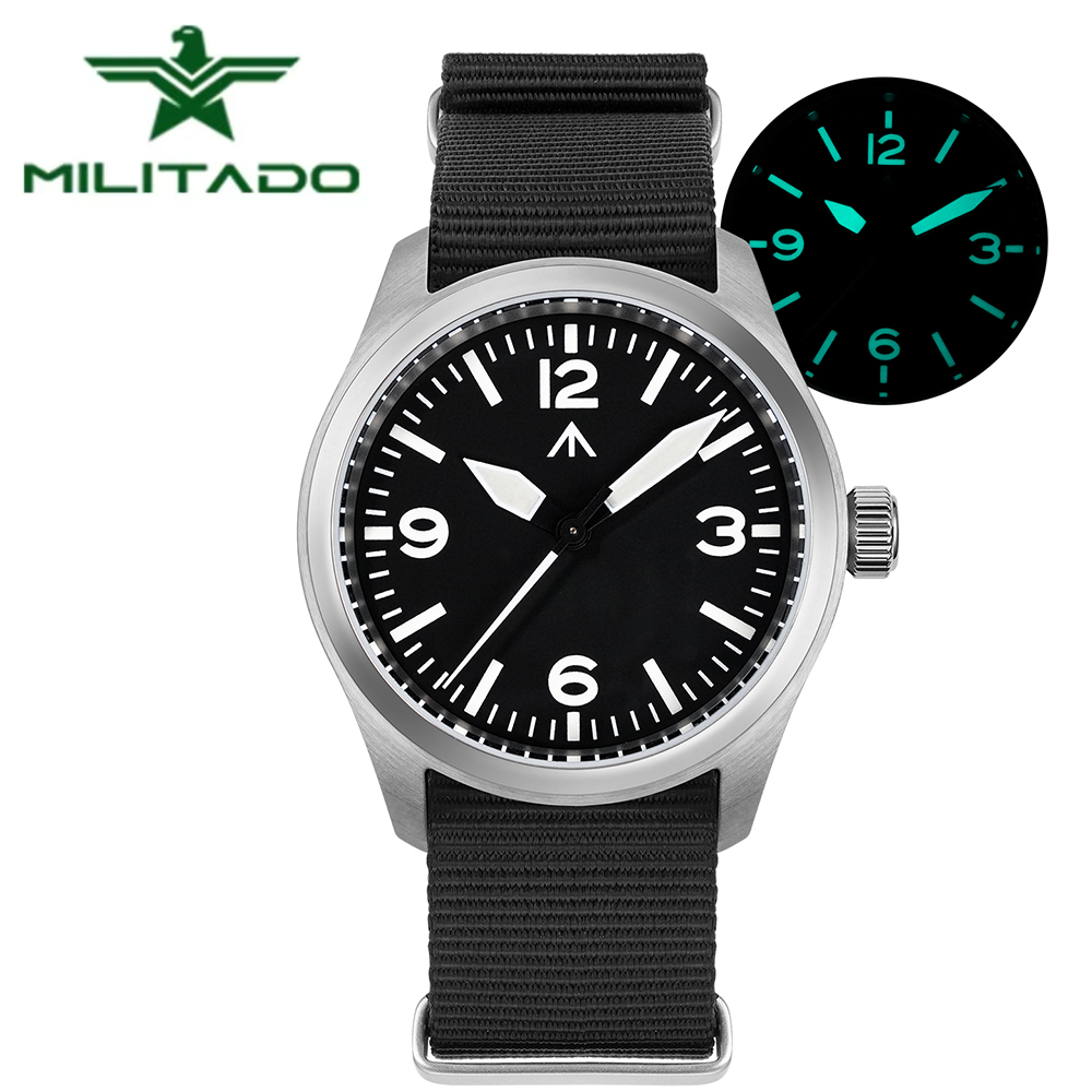 นาฬิกา Militado ML08 V2 ขนาด 3 - Sapphire Watch Crystal Double Domed บทวิจารณ์และราคา