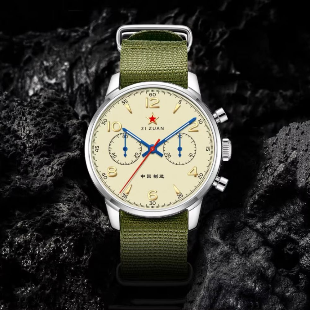 TOPHILL นาฬิกาข้อมือผู้ชายระบบ - Chronograph Mechanical Watch Seagull 1963 บทวิจารณ์และราคา