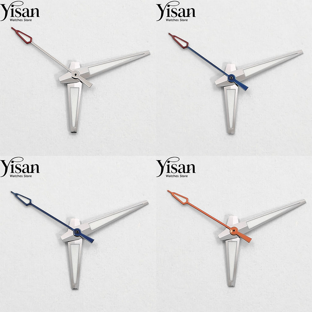 ชุดเข็มนาฬิกาสีเงินใหม่จาก Yis - Watch Hands Set Luminous Replacement Nh35 บทวิจารณ์และราคา