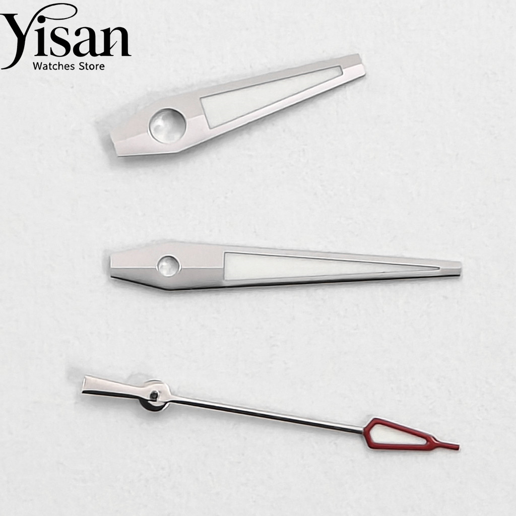 ชุดเข็มนาฬิกาสีเงินใหม่จาก Yis - Watch Hands Set Luminous Replacement Nh35 บทวิจารณ์และราคา