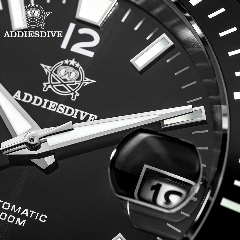 ADDIESDIVE ใหม่ดําน้ําของขวัญน - Men Mechanical Watch Sapphire Crystal บทวิจารณ์และราคา