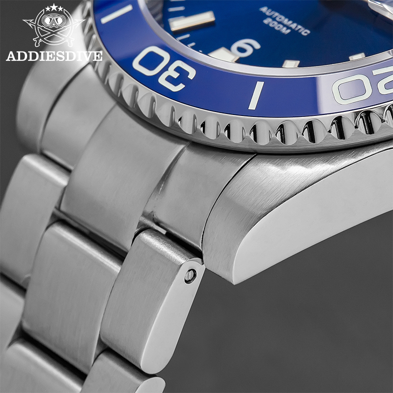 ADDIESDIVE ใหม่ดําน้ําของขวัญน - Men Mechanical Watch Sapphire Crystal บทวิจารณ์และราคา