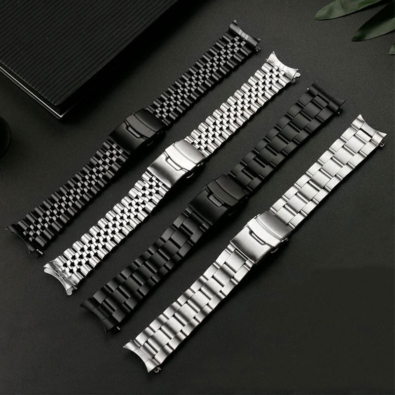 316L สายสแตนเลสสําหรับ Seiko S - Solid Stainless Steel Watch Bracelet Jubilee บทวิจารณ์และราคา