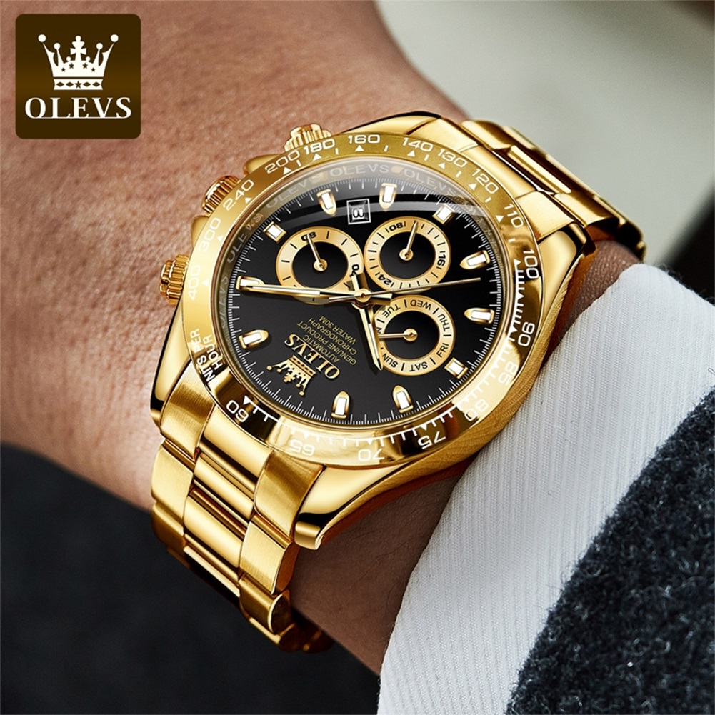 OLEVS 6638 นาฬิกาผู้ชาย Tourbi - Skeleton Automatic Watch Luxury Tourbillon บทวิจารณ์และราคา