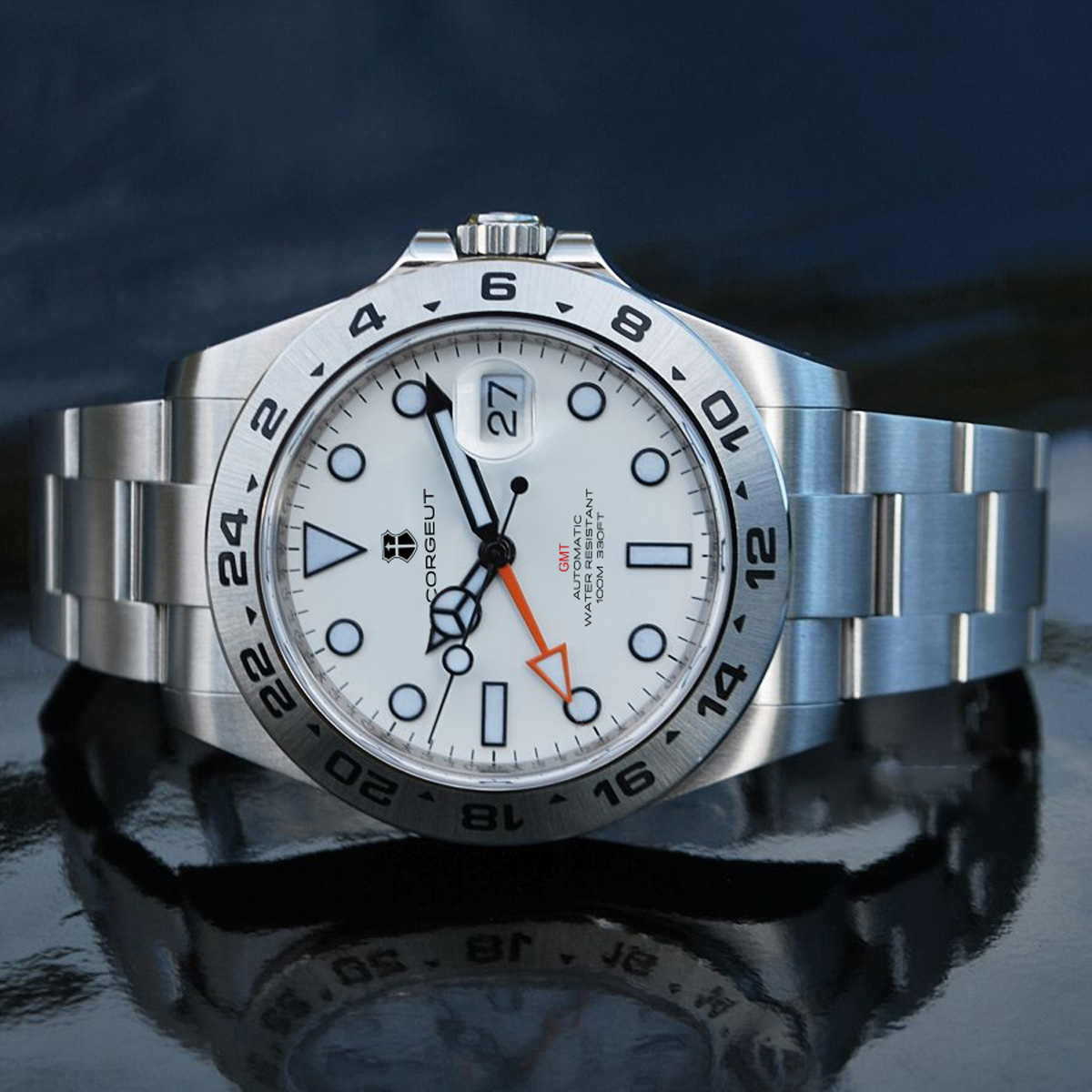 CUSTOM Luxury 39 มม.NH34 อัตโน - Men Mechanical Watch Sapphire Crystal บทวิจารณ์และราคา