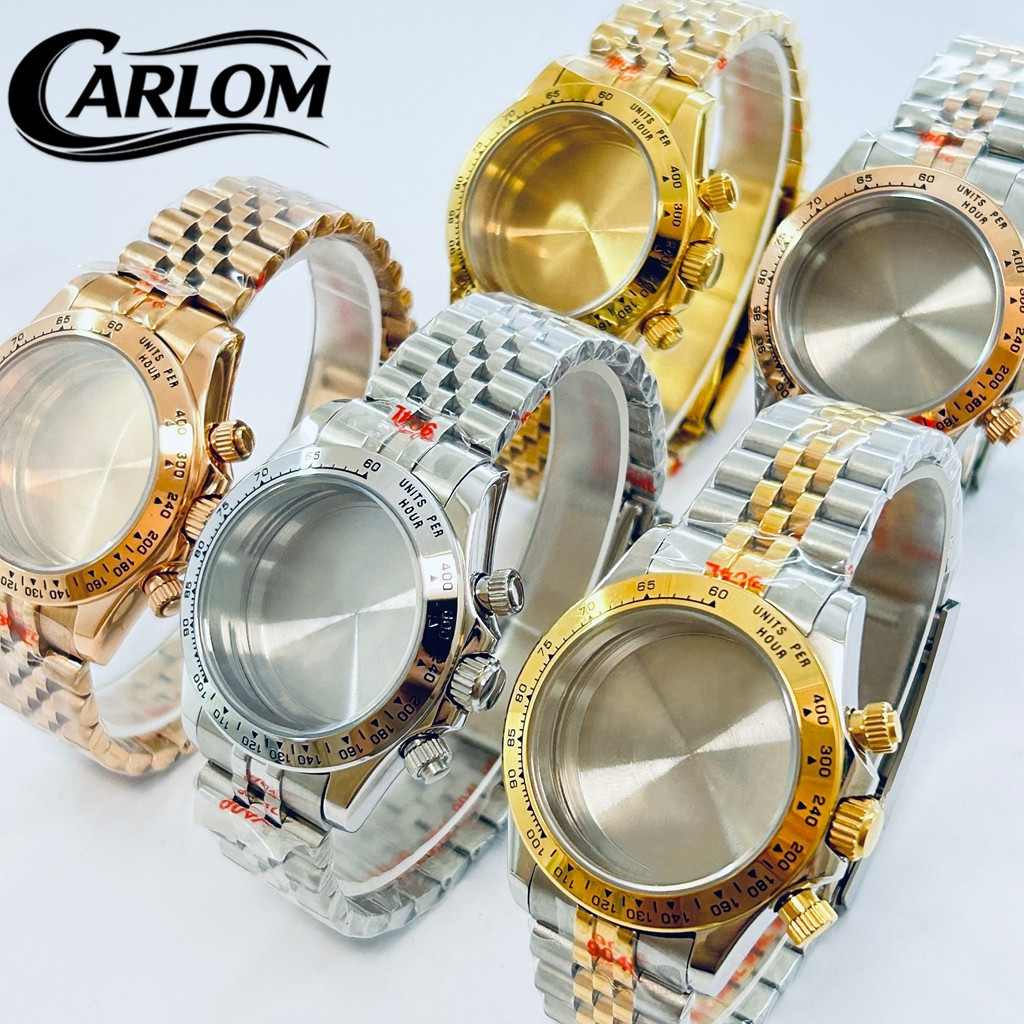 ตัวเรือนนาฬิกาขนาด 39 มม. สีเง - Solid Stainless Steel Watch Bracelet Jubilee บทวิจารณ์และราคา