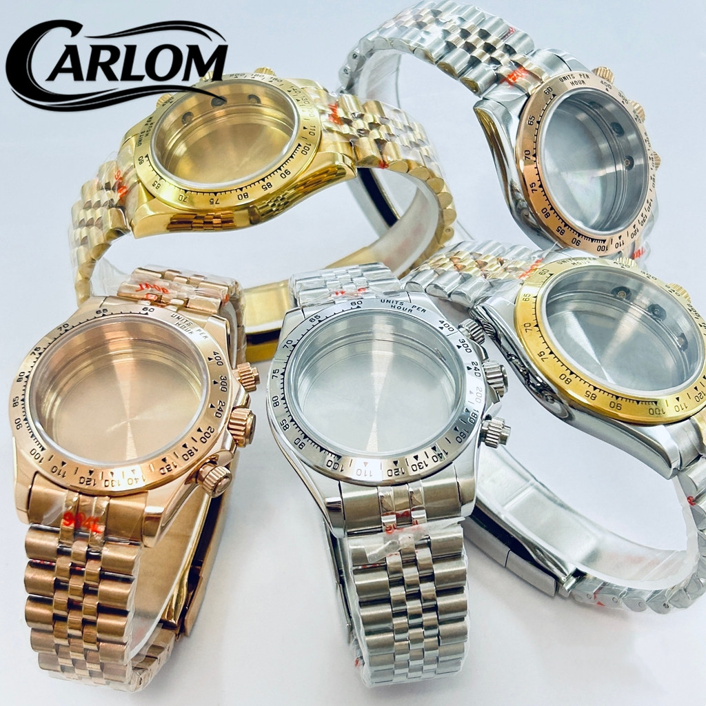 ตัวเรือนนาฬิกาขนาด 39 มม. สีเง - Solid Stainless Steel Watch Bracelet Jubilee บทวิจารณ์และราคา