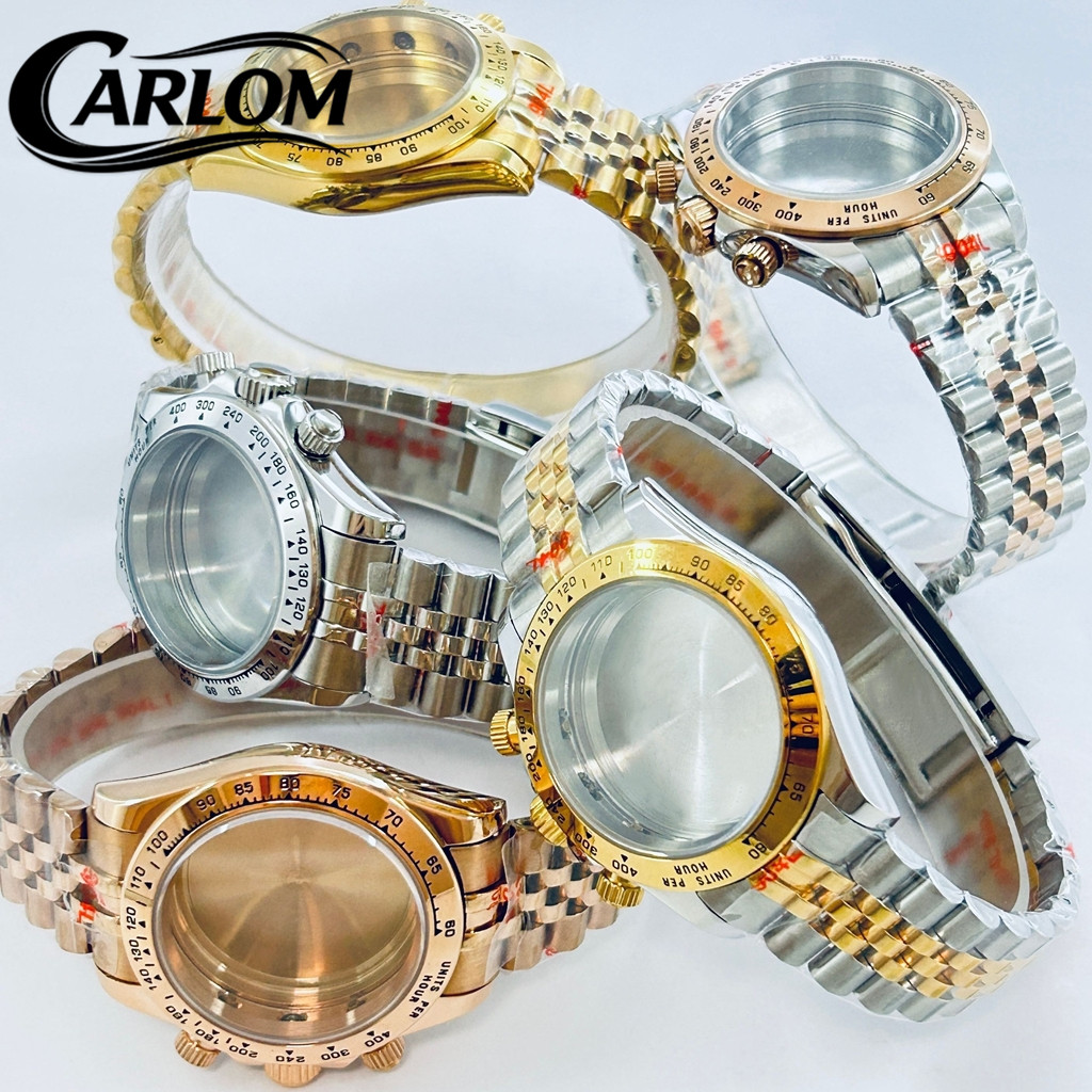 ตัวเรือนนาฬิกาขนาด 39 มม. สีเง - Solid Stainless Steel Watch Bracelet Jubilee บทวิจารณ์และราคา