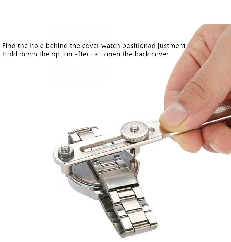 นาฬิกาเปิดด้านหลังกรณีกด Close - Watchmaker Repair Tool Kit Case Opener บทวิจารณ์และราคา
