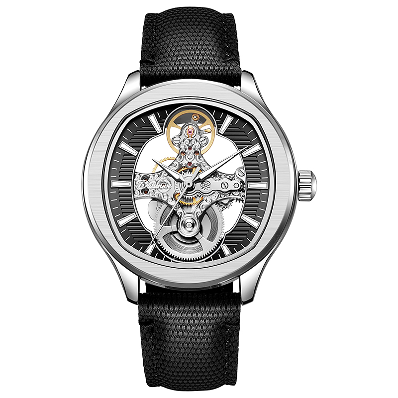 นาฬิกาดีไซน์อินเวอร์เต็ดทูร์บิ - Skeleton Automatic Watch Luxury Tourbillon บทวิจารณ์และราคา