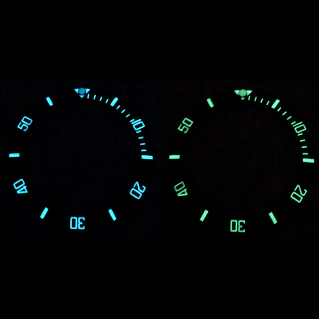 38 มม.C3 Super Luminous สีดําส - Watch Bezel Insert Ceramic Luminous บทวิจารณ์และราคา