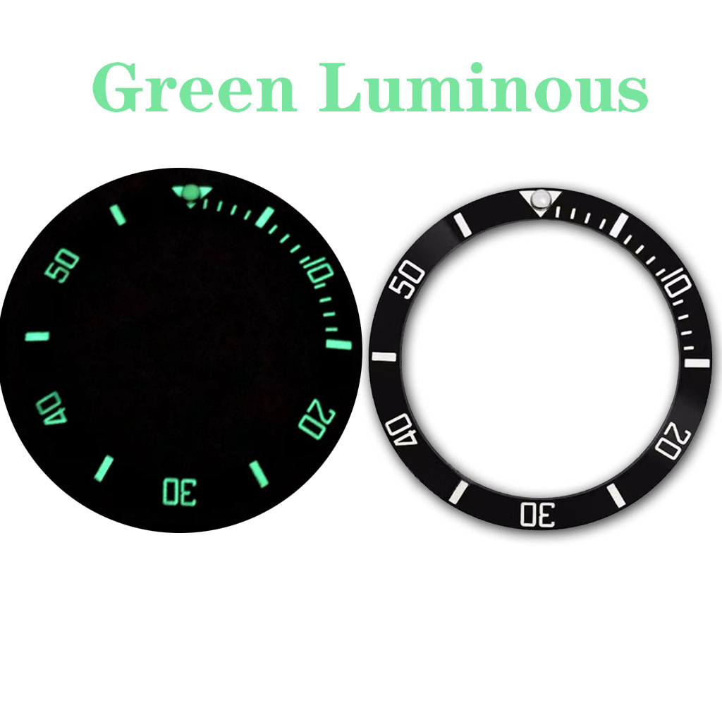 38 มม.C3 Super Luminous สีดําส - Watch Bezel Insert Ceramic Luminous บทวิจารณ์และราคา