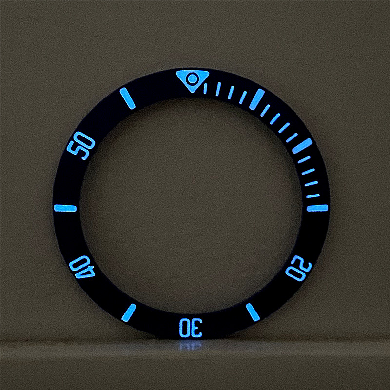 Luxury 40 มม.สีดําเซรามิค BEZE - Watch Bezel Insert Ceramic Luminous บทวิจารณ์และราคา