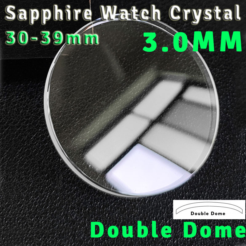 คริสตัลแซฟไฟร์คุณภาพสูง ทรงโดม - Sapphire Watch Crystal Double Domed บทวิจารณ์และราคา