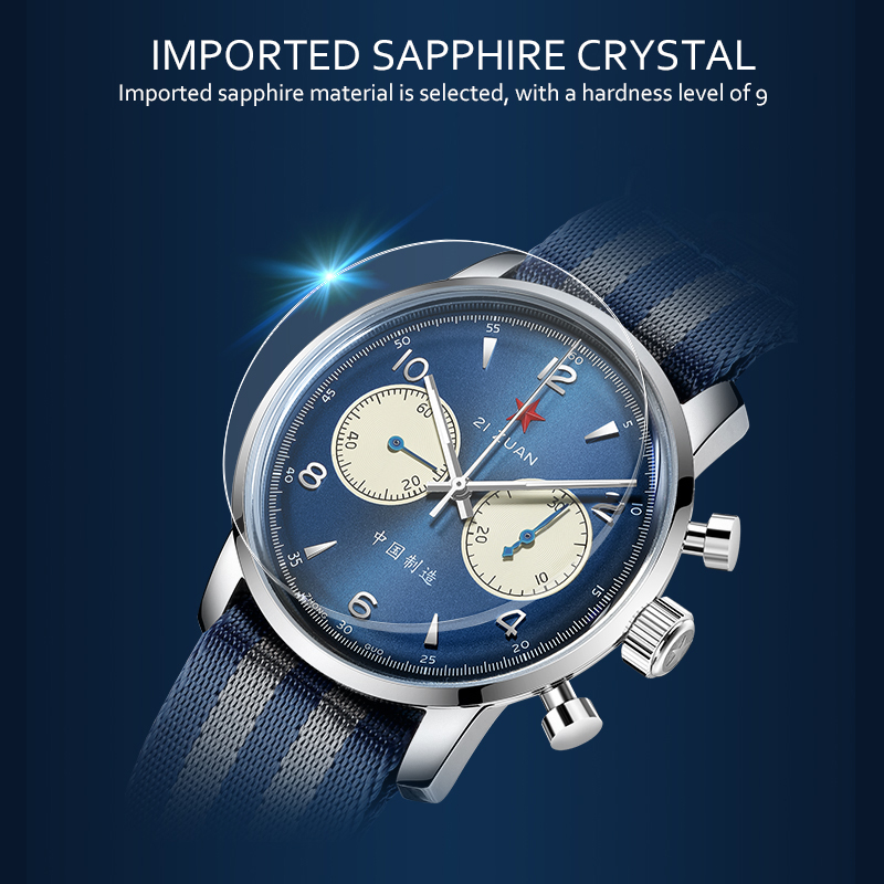 SEAKOSS 42 มม. นาฬิกาโครโนกราฟ - Chronograph Mechanical Watch Seagull 1963 บทวิจารณ์และราคา