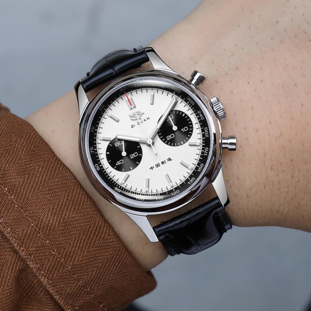 SEAKOSS 1963 Panda Chronograph - Chronograph Mechanical Watch Seagull 1963 บทวิจารณ์และราคา
