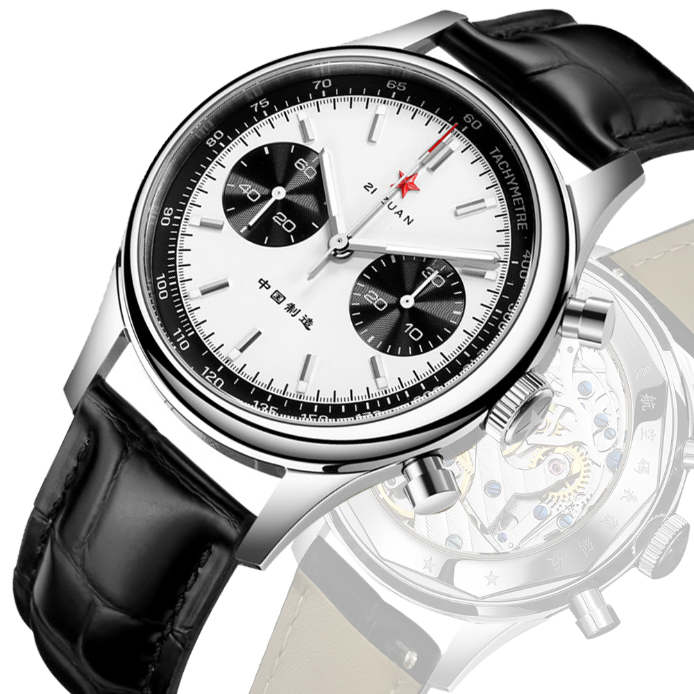SEAKOSS 1963 Panda Chronograph - Chronograph Mechanical Watch Seagull 1963 บทวิจารณ์และราคา