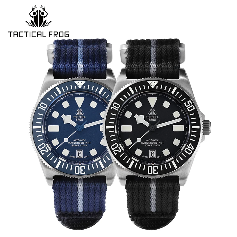 ยุทธวิธีกบไทเทเนียมนาฬิกา FX-D - Automatic Dive Watch 200M Nh35 Movement บทวิจารณ์และราคา