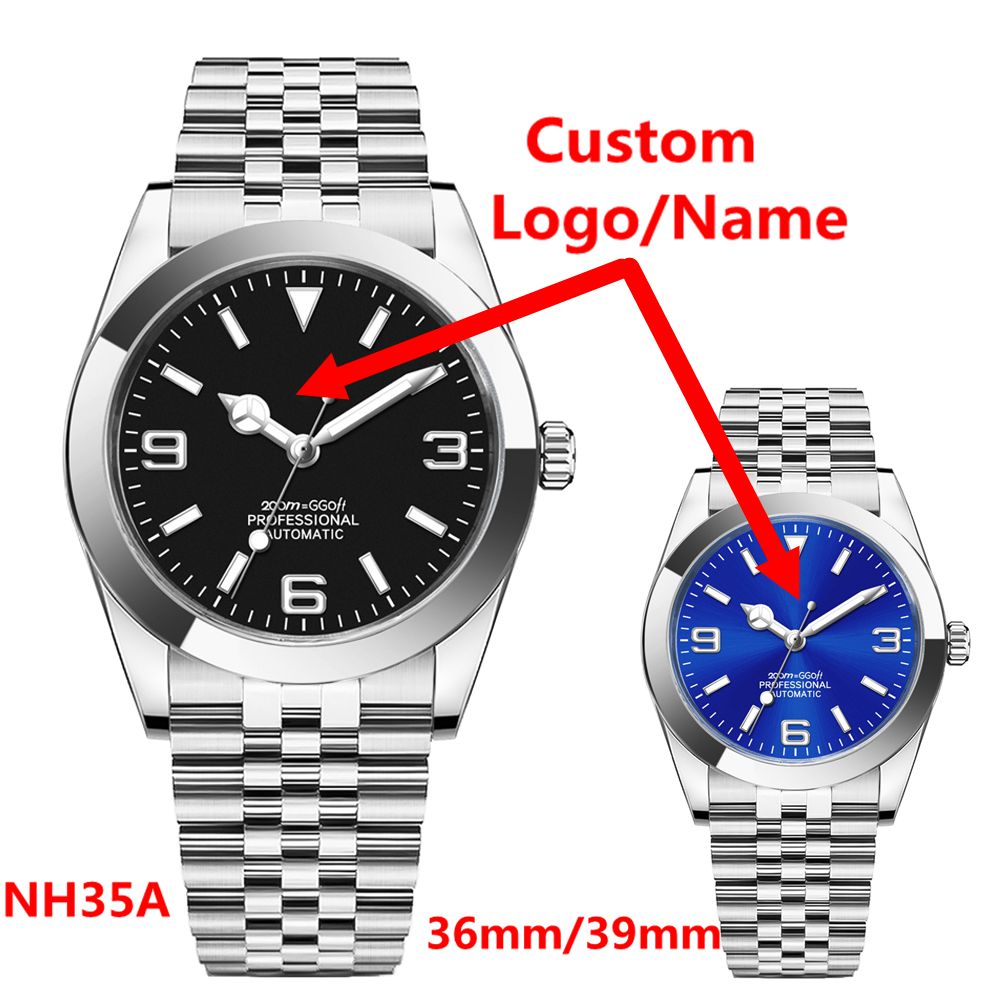 โลโก้แบบกำหนดเอง นาฬิกาหรู NH3 - Men Mechanical Watch Sapphire Crystal บทวิจารณ์และราคา