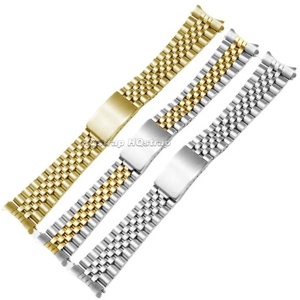 สายนาฬิกาโลหะสําหรับ Rolex DAT - Solid Stainless Steel Watch Bracelet Jubilee บทวิจารณ์และราคา