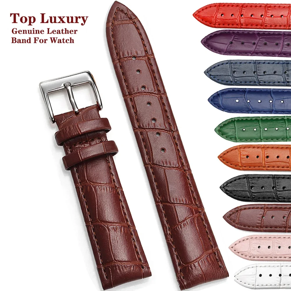 Universal เปลี่ยนสายนาฬิกาหนัง - Leather Watch Strap Quick Release 20Mm 22Mm บทวิจารณ์และราคา