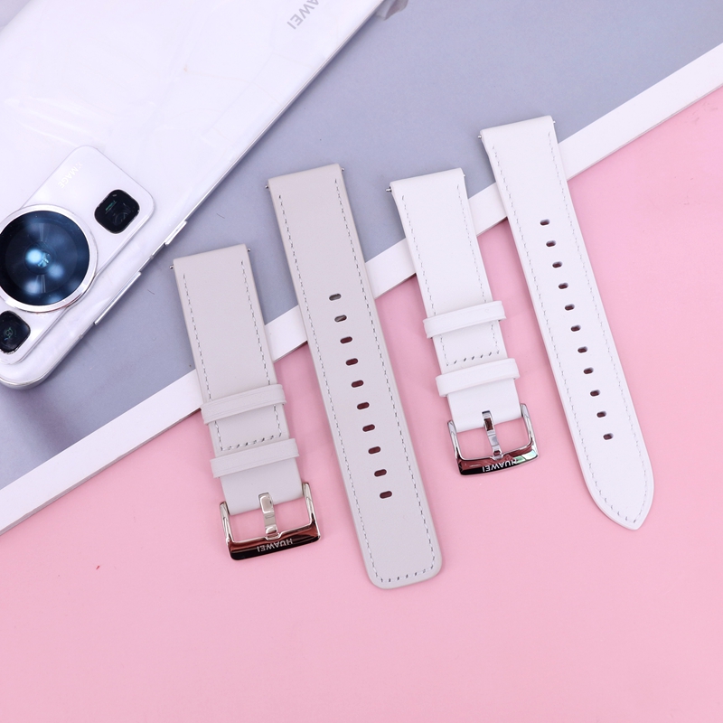 สายนาฬิกา Huawei GT3 Pro 46 มม - Leather Watch Strap Quick Release 20Mm 22Mm บทวิจารณ์และราคา