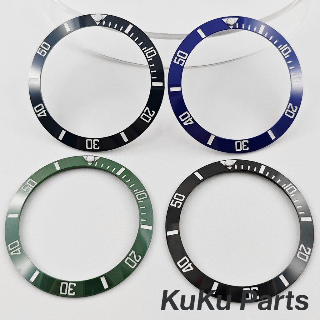 ขอบหน้าปัดนาฬิกาดำน้ำ 38 มม.*3 - Watch Bezel Insert Ceramic Luminous บทวิจารณ์และราคา
