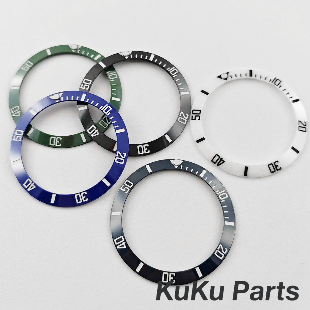 ขอบหน้าปัดนาฬิกาดำน้ำ 38 มม.*3 - Watch Bezel Insert Ceramic Luminous บทวิจารณ์และราคา