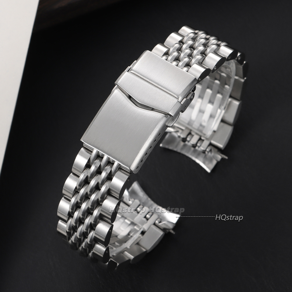 สายนาฬิกาสแตนเลสแบบตรง/โค้ง ขน - Solid Stainless Steel Watch Bracelet Jubilee บทวิจารณ์และราคา
