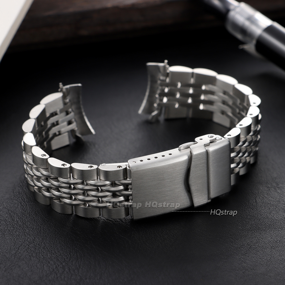 สายนาฬิกาสแตนเลสแบบตรง/โค้ง ขน - Solid Stainless Steel Watch Bracelet Jubilee บทวิจารณ์และราคา
