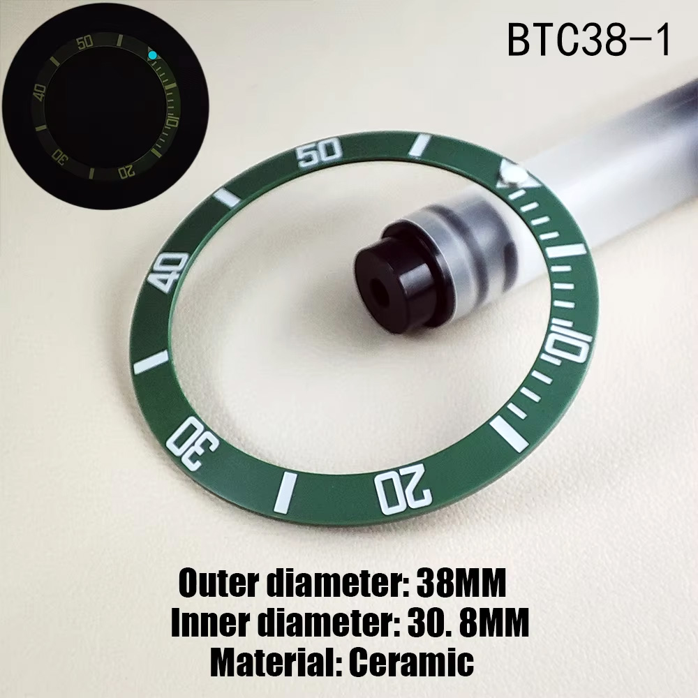 ขอบหน้าปัดนาฬิกาขนาด 38 มม.*30 - Watch Bezel Insert Ceramic Luminous บทวิจารณ์และราคา