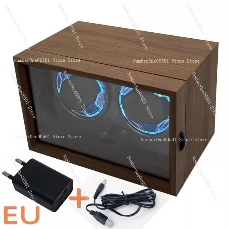 กล่องหมุนนาฬิกาอัตโนมัติแบบกลไ - Watch Winder Automatic Dual Watch Box บทวิจารณ์และราคา