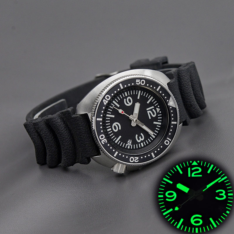 Mod 6105 6309 Turtle Abalone D - Automatic Dive Watch 200M Nh35 Movement บทวิจารณ์และราคา