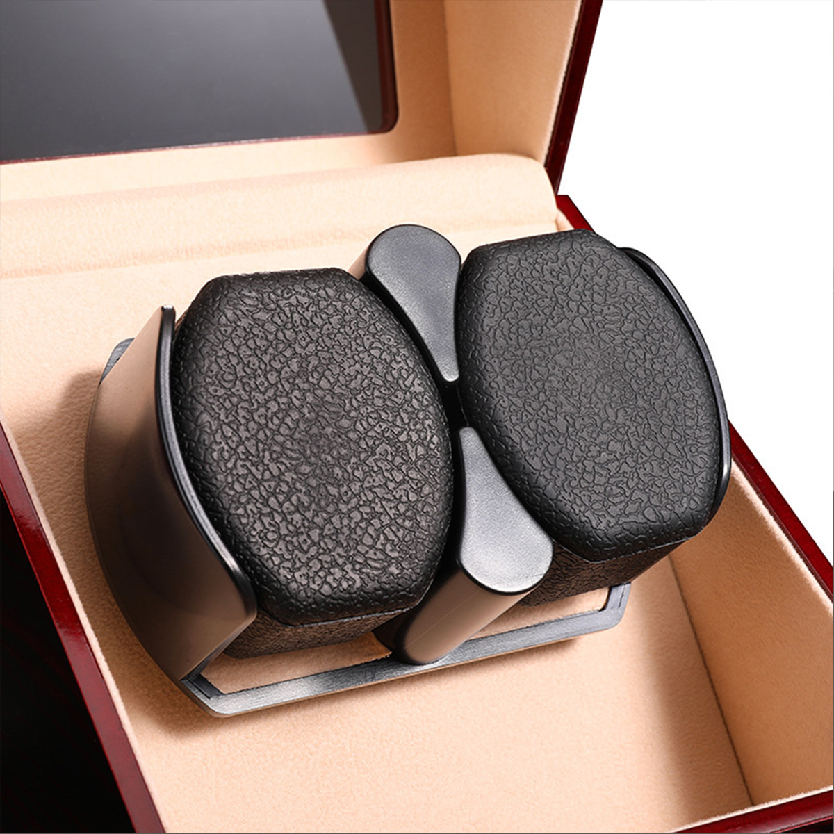 กล่องเก็บนาฬิกาไม้สุดหรูพร้อมก - Watch Winder Automatic Dual Watch Box บทวิจารณ์และราคา