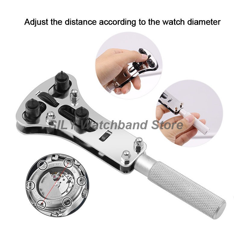 เครื่องมือเปิดฝาหลังนาฬิกาแบบป - Watchmaker Repair Tool Kit Case Opener บทวิจารณ์และราคา