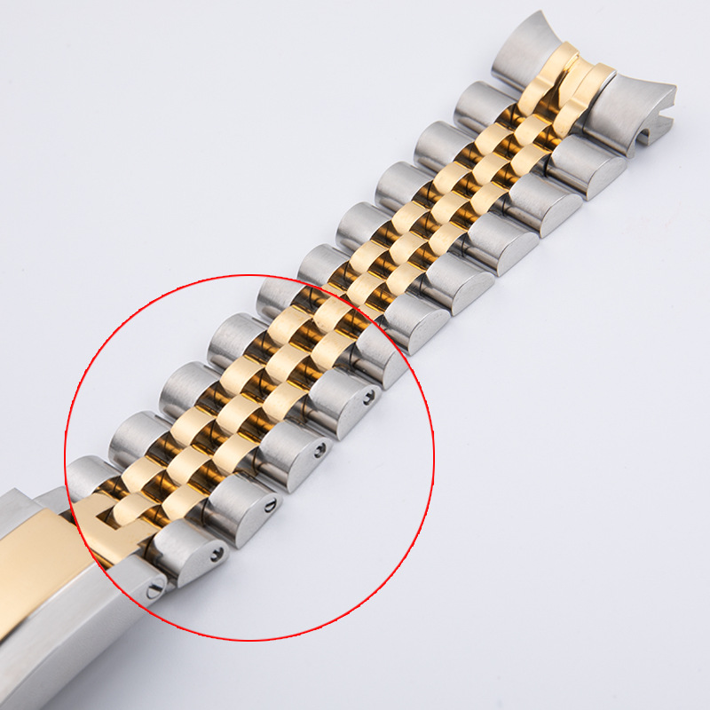 สายนาฬิกา Jubilee ทำจากเหล็กกล - Solid Stainless Steel Watch Bracelet Jubilee บทวิจารณ์และราคา