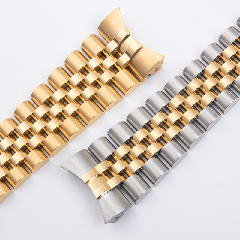 สายนาฬิกา Jubilee ทำจากเหล็กกล - Solid Stainless Steel Watch Bracelet Jubilee บทวิจารณ์และราคา