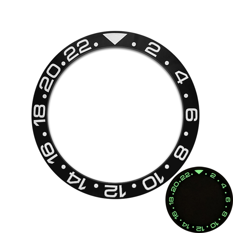 38มม. แหวนครอบเซรามิกส่องสว่าง - Watch Bezel Insert Ceramic Luminous บทวิจารณ์และราคา