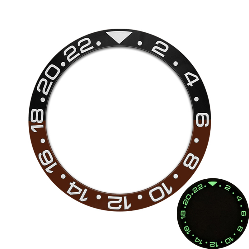 38มม. แหวนครอบเซรามิกส่องสว่าง - Watch Bezel Insert Ceramic Luminous บทวิจารณ์และราคา