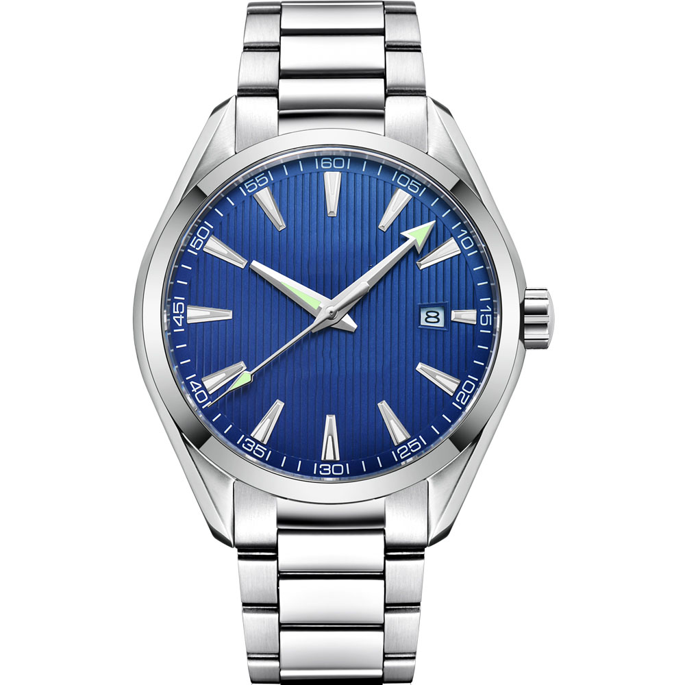 โลโก้แบบกำหนดเอง 41 มม. นาฬิกา - Men Mechanical Watch Sapphire Crystal บทวิจารณ์และราคา